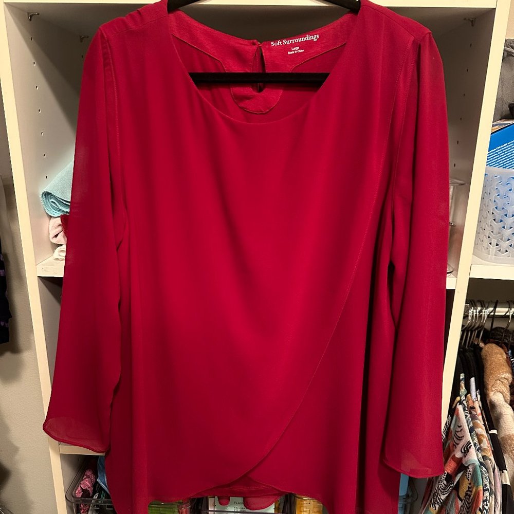 Soft Surroundings Dressy top